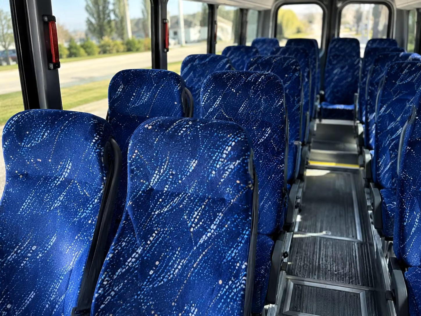 15 passenger minibus inside