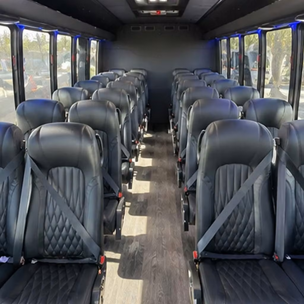 35 passenger minibus inside