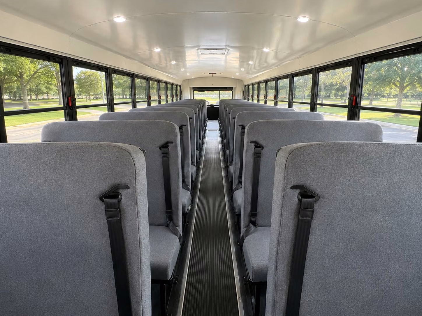 school bus interior